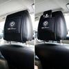 DCBLH1 Car Seat Headrest Cover Pillow Case Cushion Neck Cover For Alfa Romeo STELVIO Giulia 159 Giulietta 147 Mito 156 MTO Sportiva Car