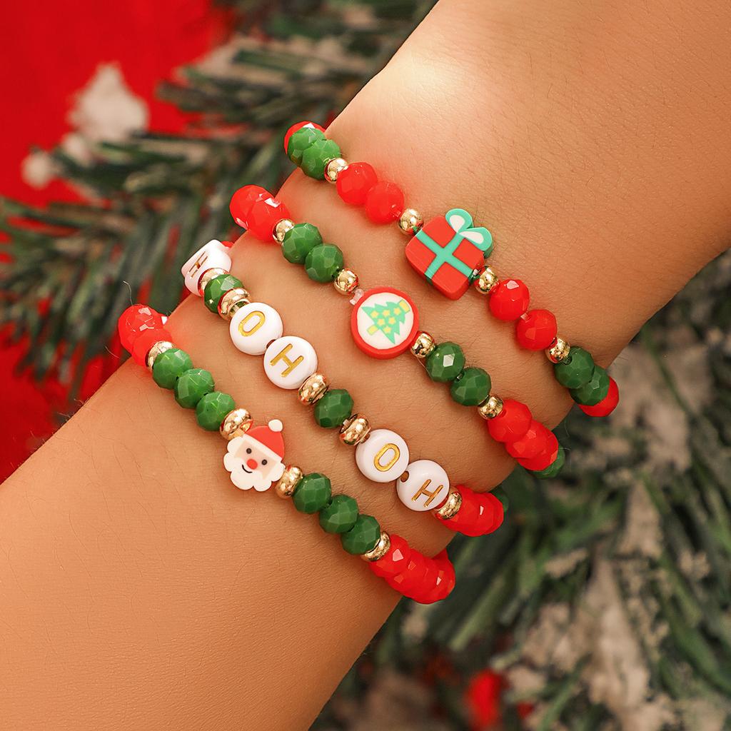 Conjunto-B JYL TS Pulseira de Natal - Traz Alegria e Abundância Nesta Época Festiva