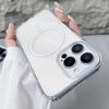 KEYSION HD Transparent Magnetic Wireless Charge Phone Case for MagSafe for iPhone 11 12 Pro Max Hard Clear Cover