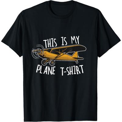 Funny Pilot Tshirt Airplane Tshirt This Is My Plane Tshirt T-Shirt