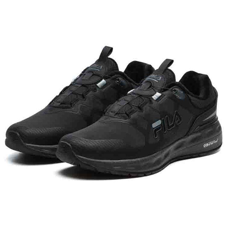 Fila Lynx Boa Professional Fleece Low-Top Marathon Running Shoes Men Sneaker Black A12M212210FBA