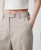 MUSINSA STANDARD WOMAN [Cooltandard] Women'S Wide Hidden Elastic Waist Slacks [Light Beige]