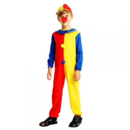 Carnival Halloween Party Children Cosplay Costume Clown Suit Clothes Fancy Clown Costume for