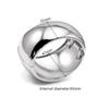 Metall Glänzend Breit Großes Scharnier Armreif Armbänder für Frauen Mode Glatt Punk Statement Armreifen Öffnbar Handgelenk Hand Schmuck