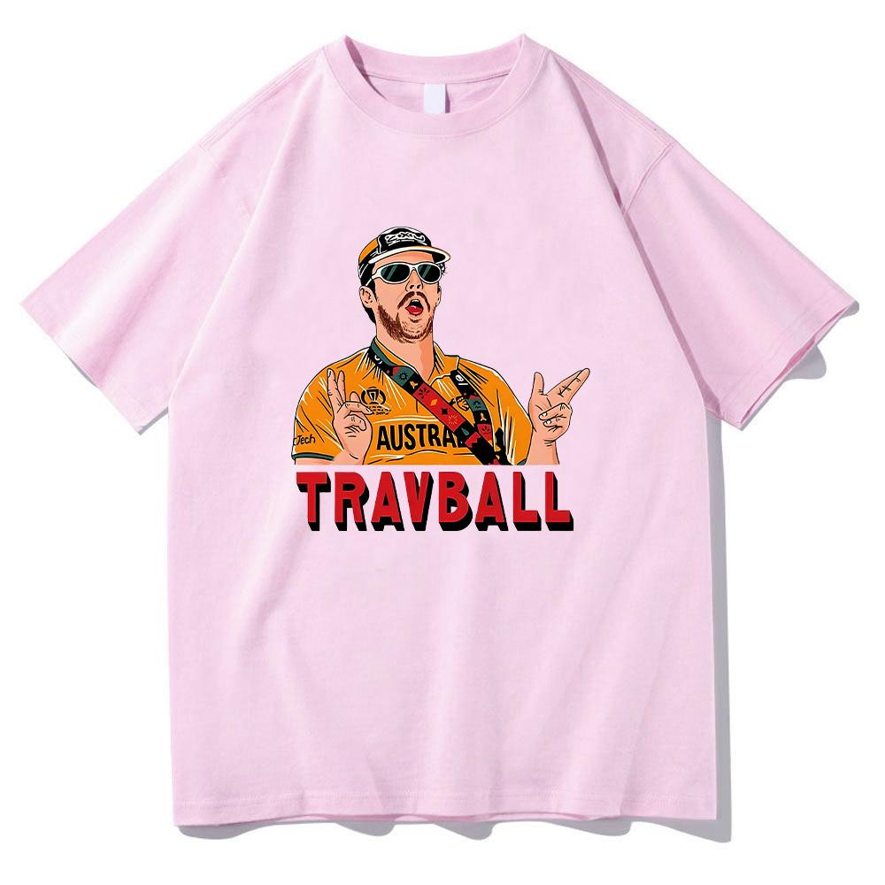 TravBall Travis Head T-Shirt Cricketspieler Baumwolle Atmungsaktiv Locker Oberteil Harajuku Mode Sportbekleidung Rundhalsausschnitt Kurzarm T-Shirts