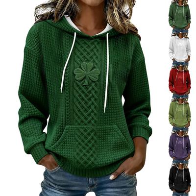 Women'S St. Patrick's Day Sweater Cute Fun Patrick's Day Sweater Spring  Long Sleeve Knitted Sweater