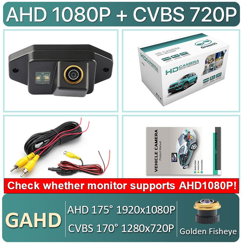 

GreenYi HD AHD 1920x1080P 1000TVL водонепроницаемая автомобильная камера заднего вида для Toyota Prado Land Cruiser 120 2007-2011