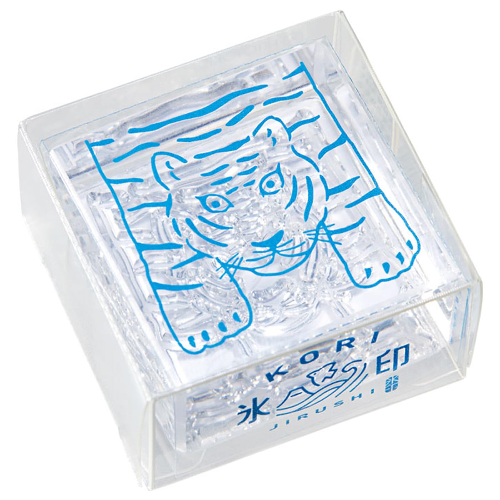 King Jim Stamp Transparent Stamp Large Size Tiger  Ice Stamp  CLS33-003