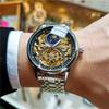 Fully Automatic Mechanical Watch Waterproof Luminous Multifunctional Watch for Men