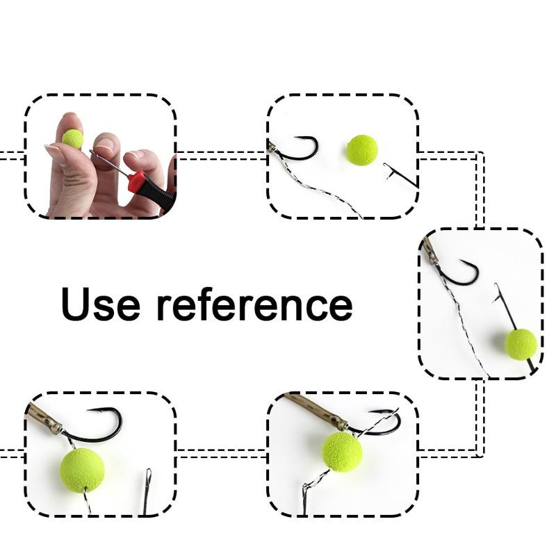 1-4pcs Carp Fishing Boilie Bait Drill Baiting Needle Gate Needle Pellet Hair Rigs Splicing Making Tools Rigs Loading Accessories