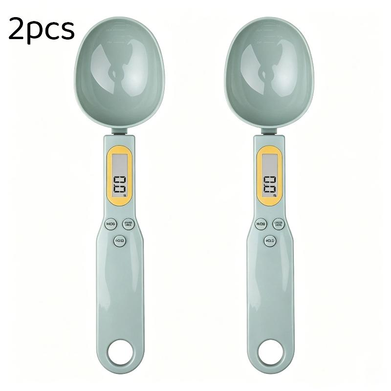 Digital Measuring Spoon Scale 0.1g Accurate 500g Capacity LCD Screen Portable Kitchen Food Scale for Baking Milk Powder Weighing