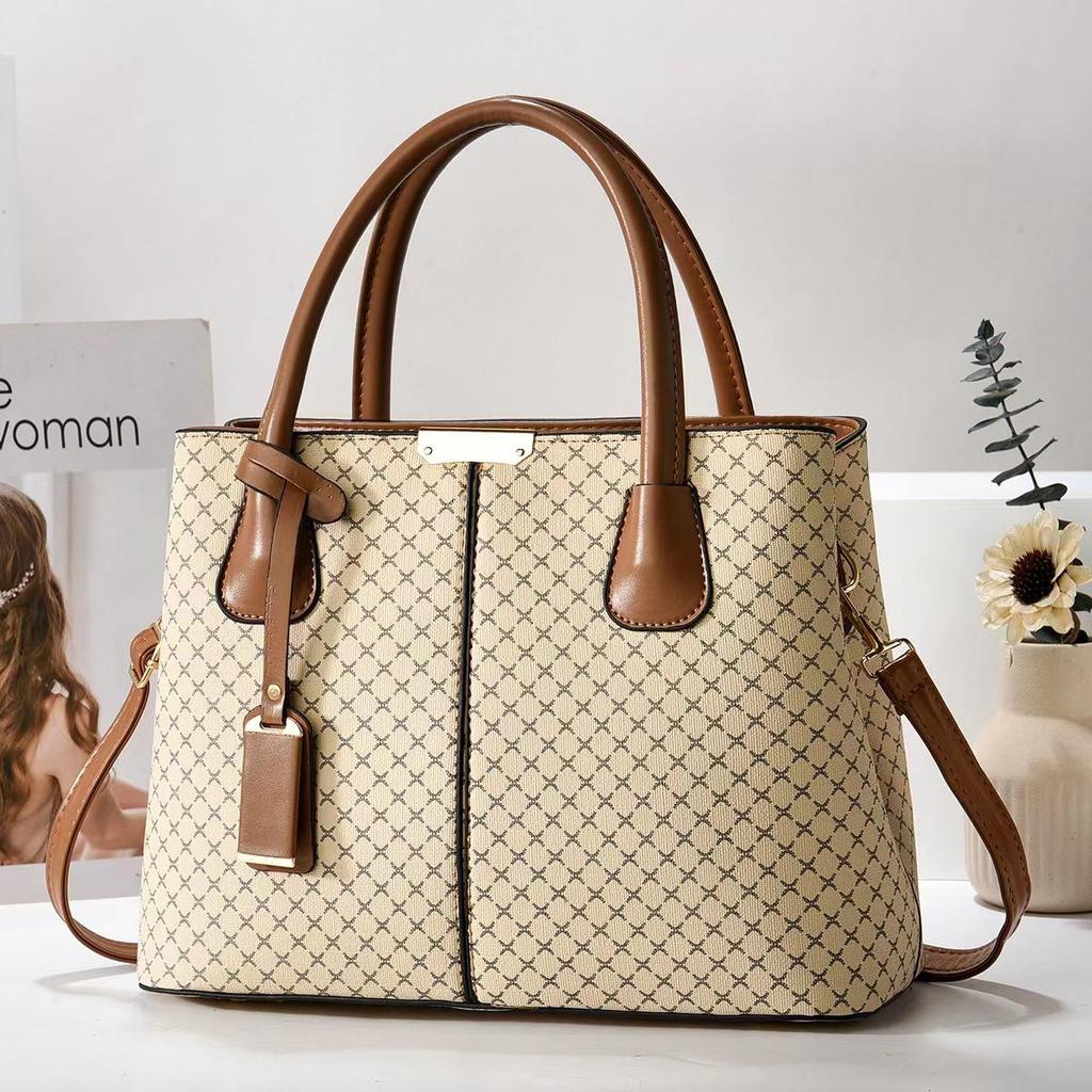 Damen Mode Handtasche mit Litschi-Muster - Europäischer & Amerikanischer Stil Umhängetasche/Schultertasche 2025