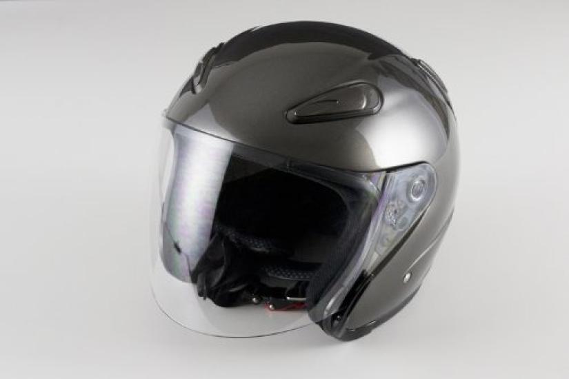 

Bike Parts Center Motorcycle Helmet Jet Aeroform Gunmetal M 722002 (57cm~58cm)