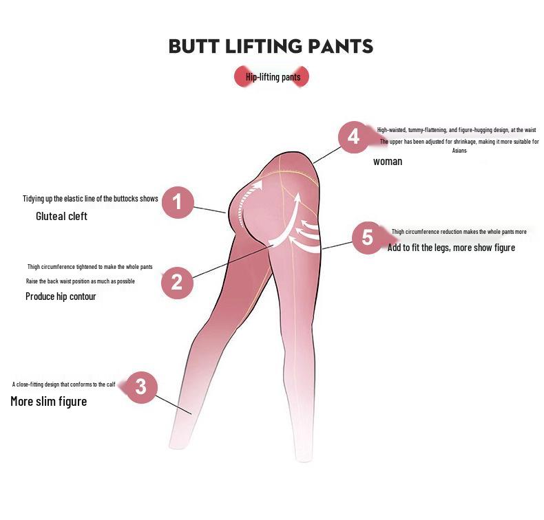 2025 Tie-Dye High Waist Women's Fitness Leggings - Nine-Point Peach Boost Yoga Pants