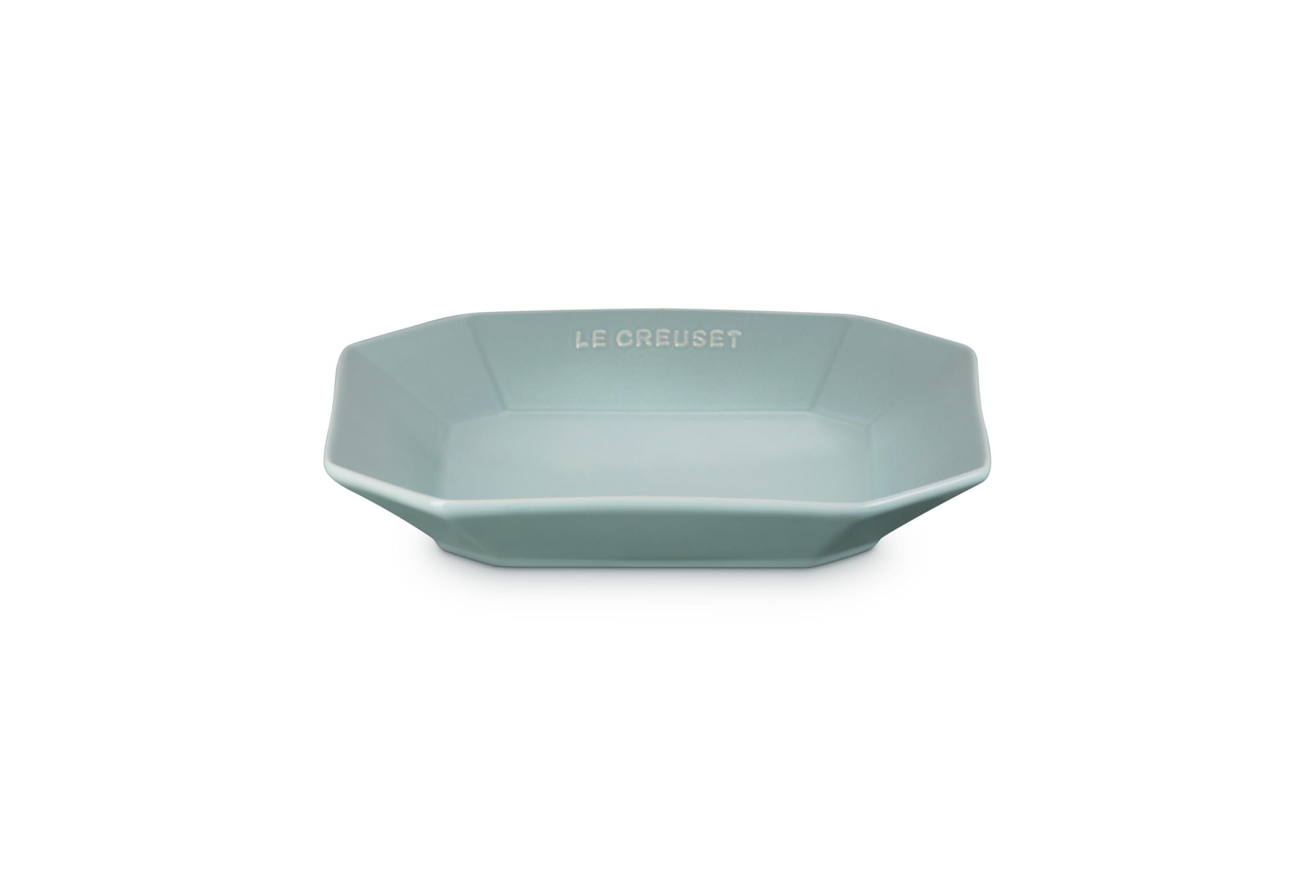 Le Creuset Octagon Square Plate 22cm Seasalt