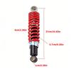 270mm Motorcycle Rear Shocks Absorber Rear Sprin Shock Damper Motorcycle Accessories Replacement