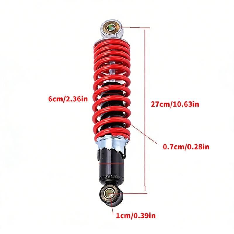 270mm Motorcycle Rear Shocks Absorber Rear Sprin Shock Damper Motorcycle Accessories Replacement