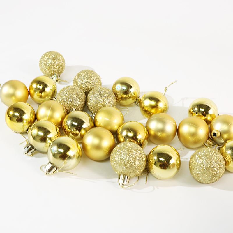 1 Box Weihnachtskugeln Christbaumschmuck Kugel Weihnachten Hängende Baumanhänger Heimpartydeko 2025 Neujahrsgeschenk Noel Navidad