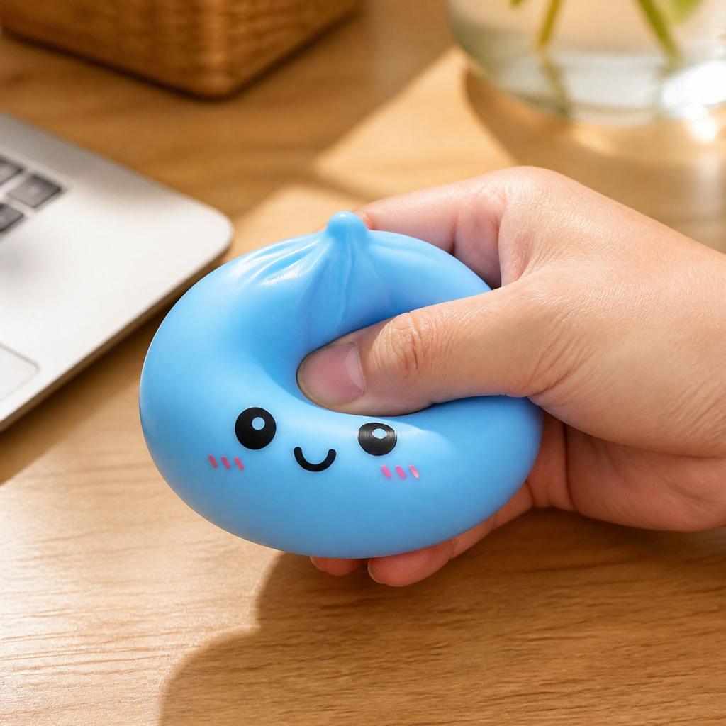 Baozi-Shaped Stress Toy for Adults and Kids
