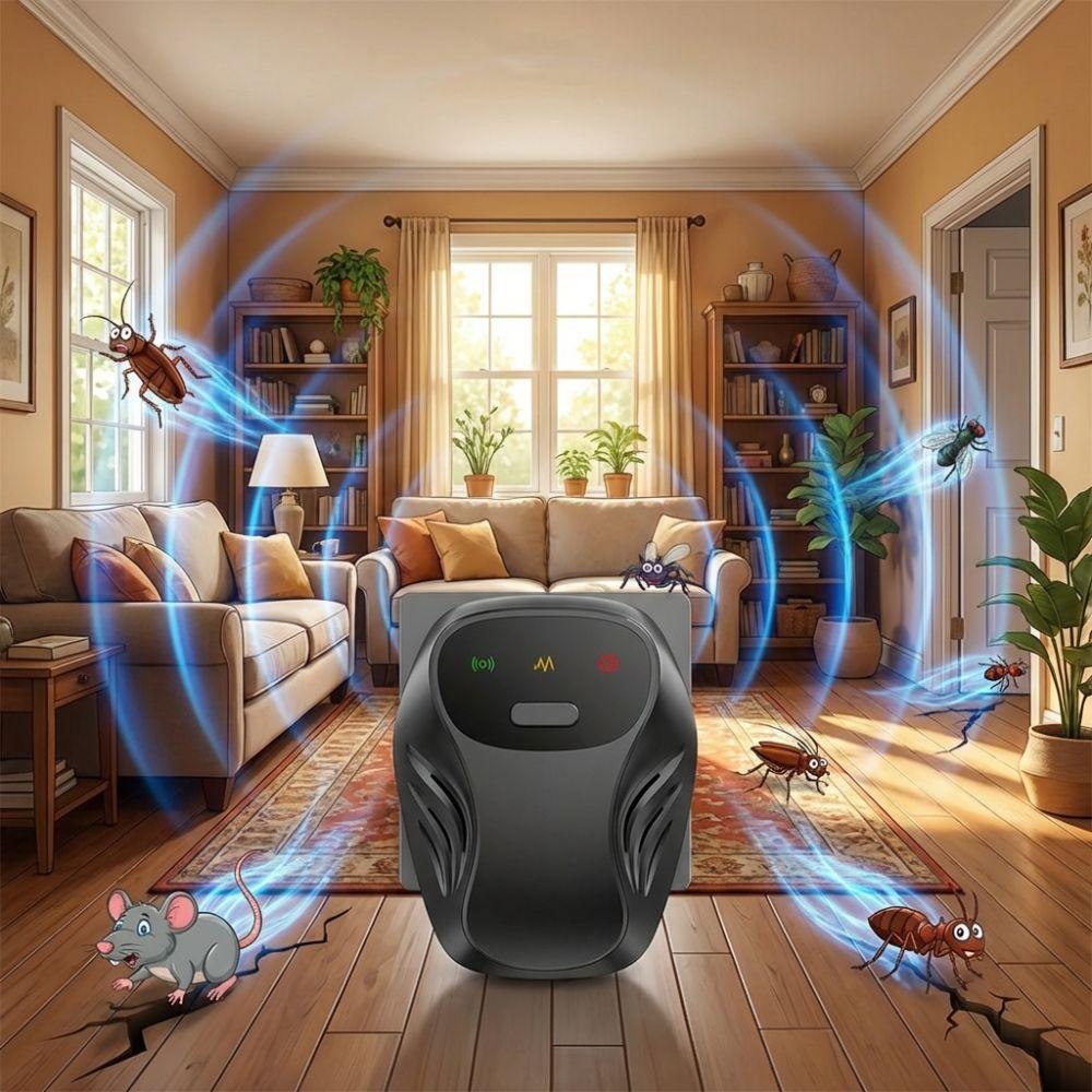 Silent Operation Ultrasonic Insect Repellent Pest Control Fly Repellent  Outdoor Camping