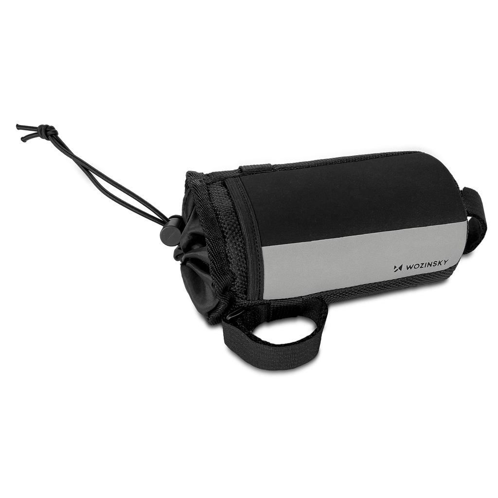 Thermal bottle bag for bike or scooter 1 l black