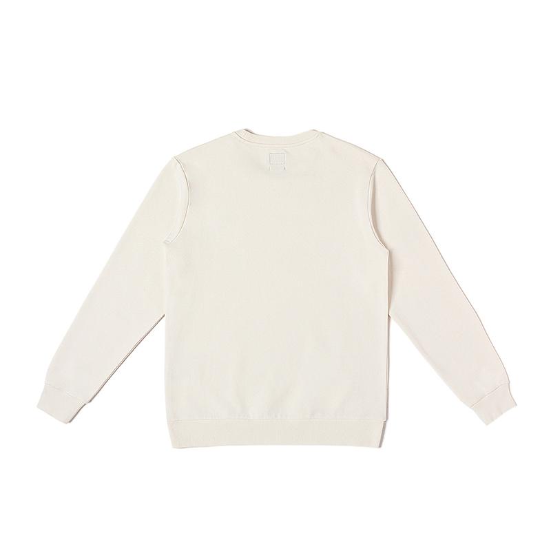 Standard Round Neck Pullover Logo Print Basic Casual Long Sleeve Sweatshirt Men Sweatshirt Off-White LMT006775201764A00005