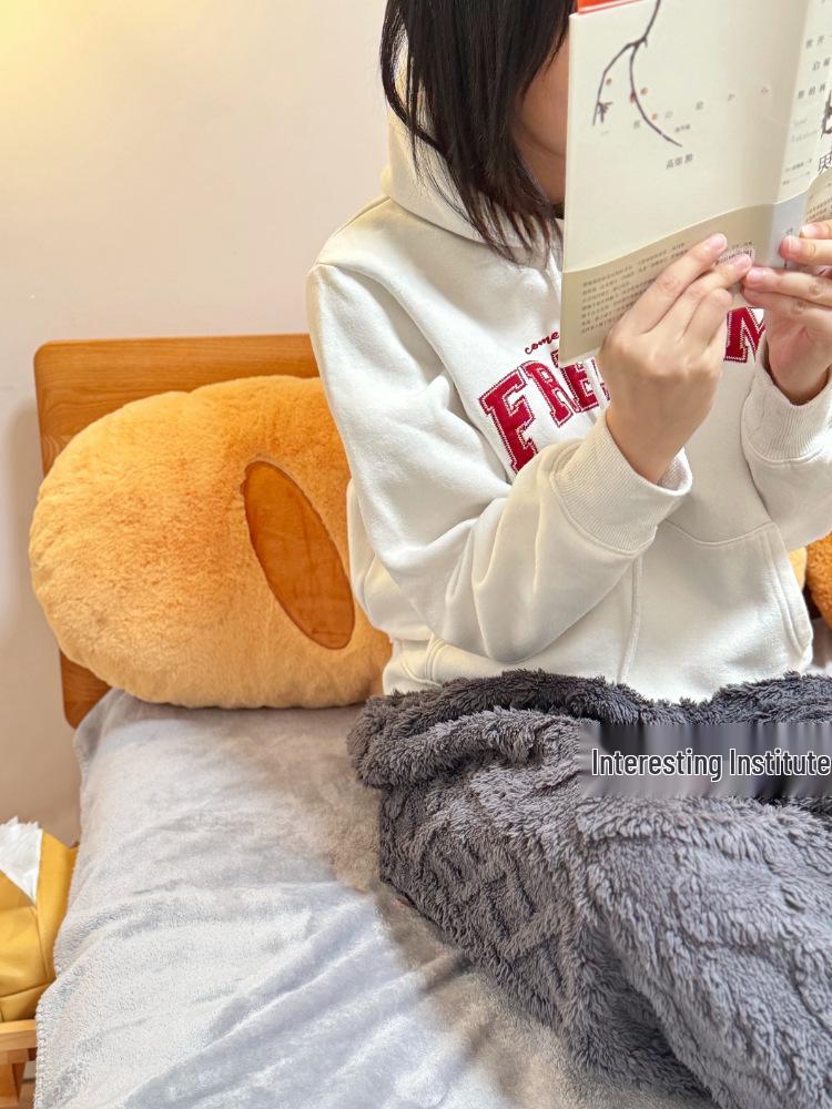 Poduszka Zagłówek Chleb Bagietka - Długa Poduszka do Spania, na Kanapę i Dekoracyjna