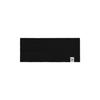 MINIMAL RIBBED WIDE HAIR BAND BANDANA_BLACK