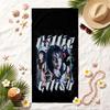 Billie Eilish Soft Beach Towel Stylish Beach Pool Towel for Summer Seaside Vacation Travel