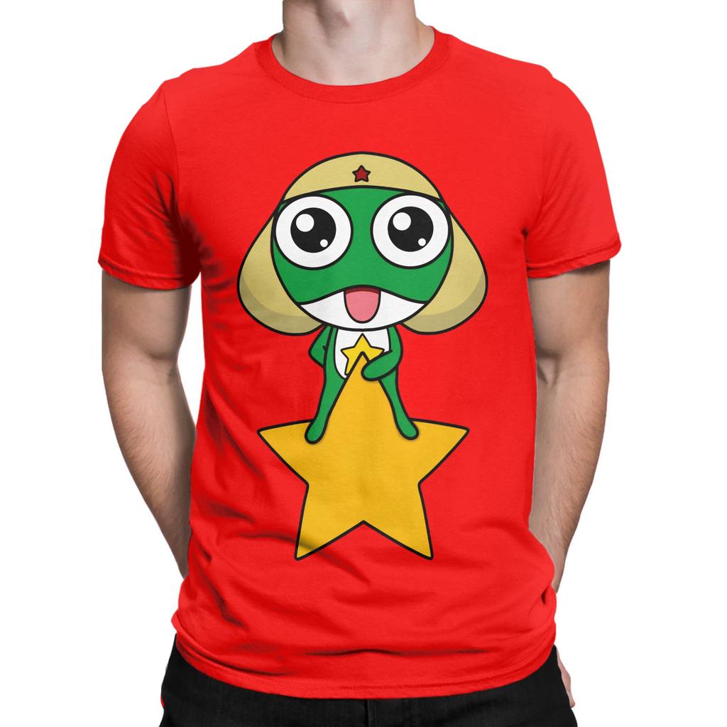 Awesome Symbol Of Sgt Frog Keroro TShirt for Men Women O Neck Cotton T Shirt  Short Sleeve Tees New Arrival Clothing