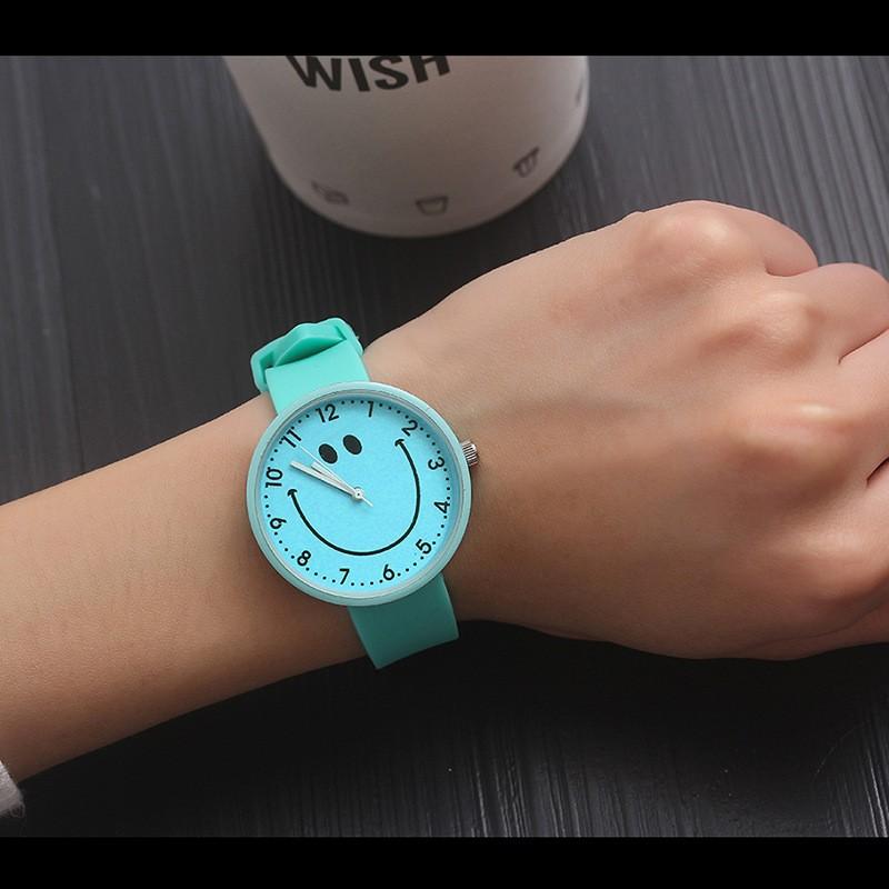 

Digital Watch, Schoolgirl, Simple Trend, Casual Dial, Jelly, Smile, Fresh, Cute, Girlfriend, Exam Tide зелений
