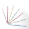 Multicolor Crystal Stick Manicure Dotting Tool Set (100-Pack) - Plastic Orange Wood Cuticle Remover