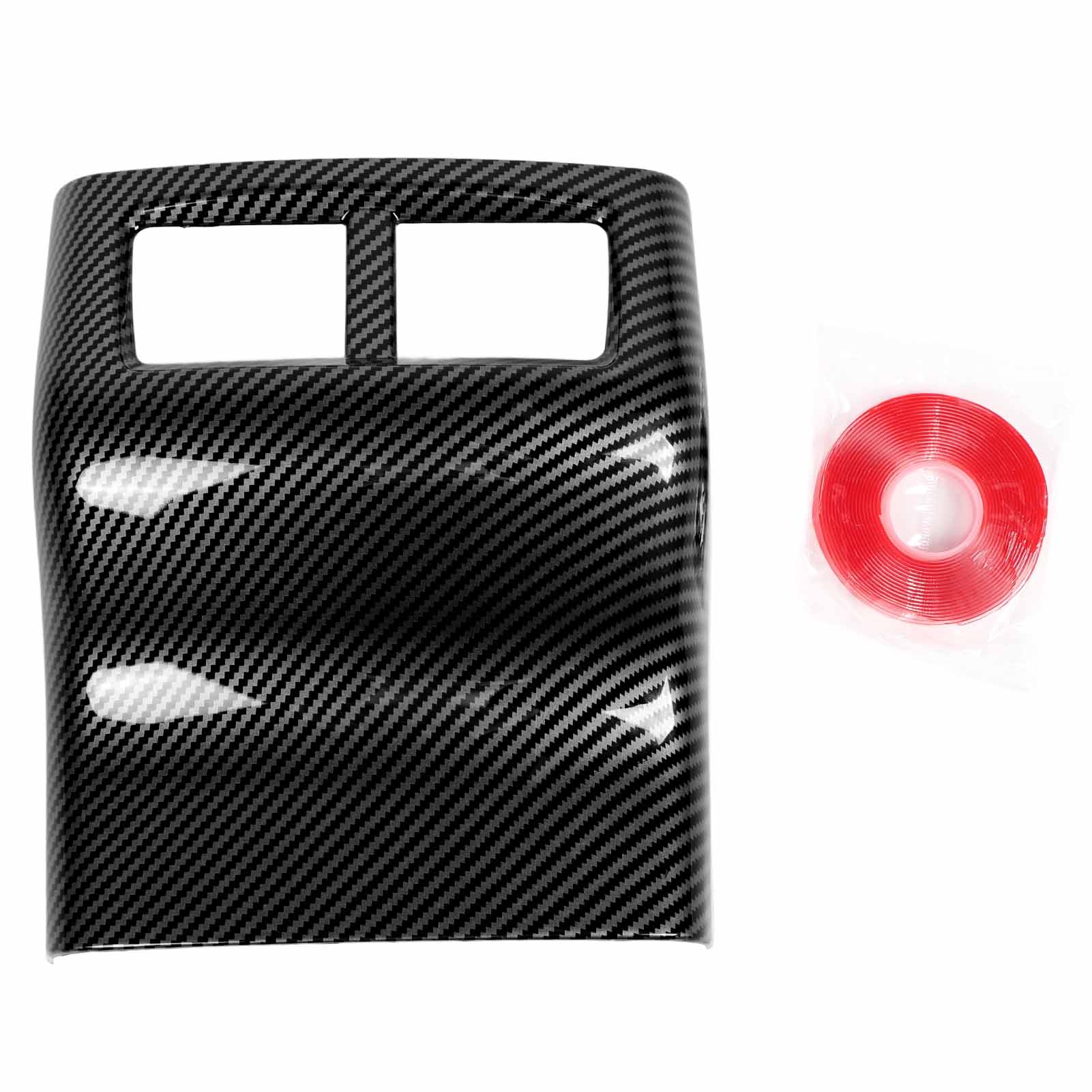 

Декоративная защитная от царапин накладка на задний вентиляционный лючок кондиционера, сменная наклейка для Dodge Challenger 2015-2025 чёрный