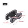 Master Link Chain, 5 Set 415 Carbon Steel Master Link Polished for Motorized Bike Parts for 2 Stroke Motorcycle and Motorized Bike Easy Installation