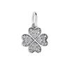 Diy Women Jewelry Gifts Lucky Four-Leaf Clover Heart Charm Beads Fit Original European Bracelets Necklace Accessories