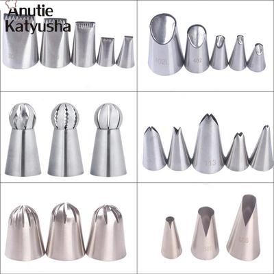 Gebäcktüllen für Sahneglasur, Spritztüllen, Kuchendekoration, Süßwaren, Backwerkzeuge