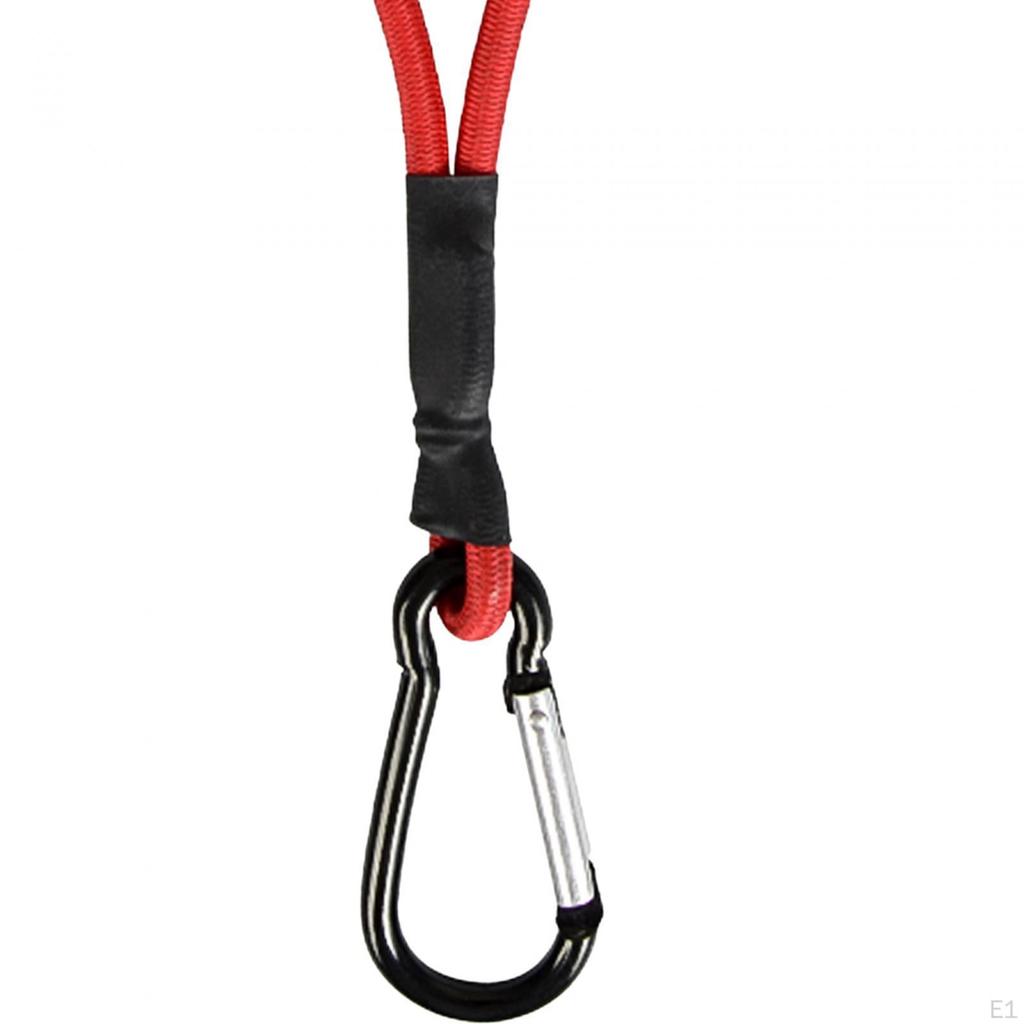 Bungee Cord with Alloy Carabiner Hook, Short Canopy Ties for Tents And Wire Racks in Outdoor
