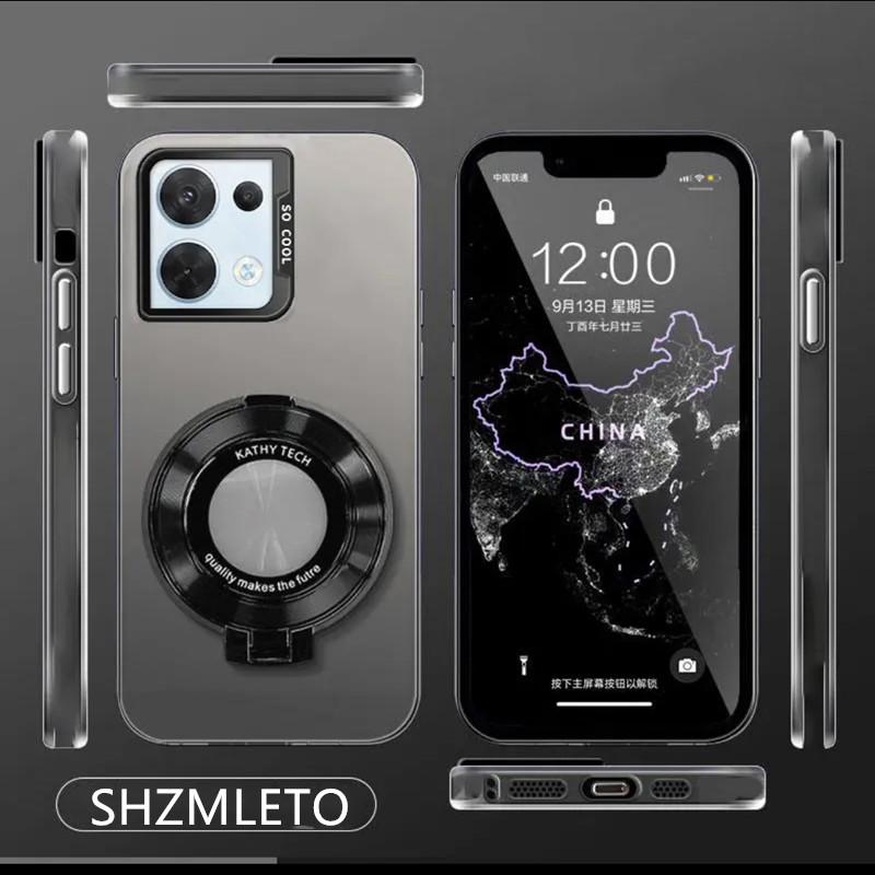 Matte Holder CD Ring Phone Case For Infinix ITEL S23 A48 A05S A60 S16 S17 Vision 3 1 Pro Plus Itel P55 P38 P36 Lite Cover Capa