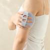 Soft Oval Silicone Bath Brush - Comfortable Handheld Massage & Cleaning Brush