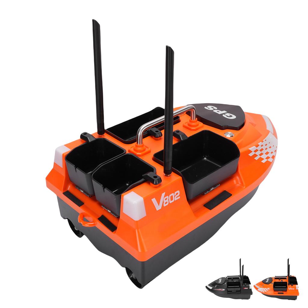 Barcă de Nădire RC 500m Telecomandă 4 Compartimente Nădire Încărcare 3KG Barcă de Nădire RC pentru Pescuit Suport 160 Pescuit Sp