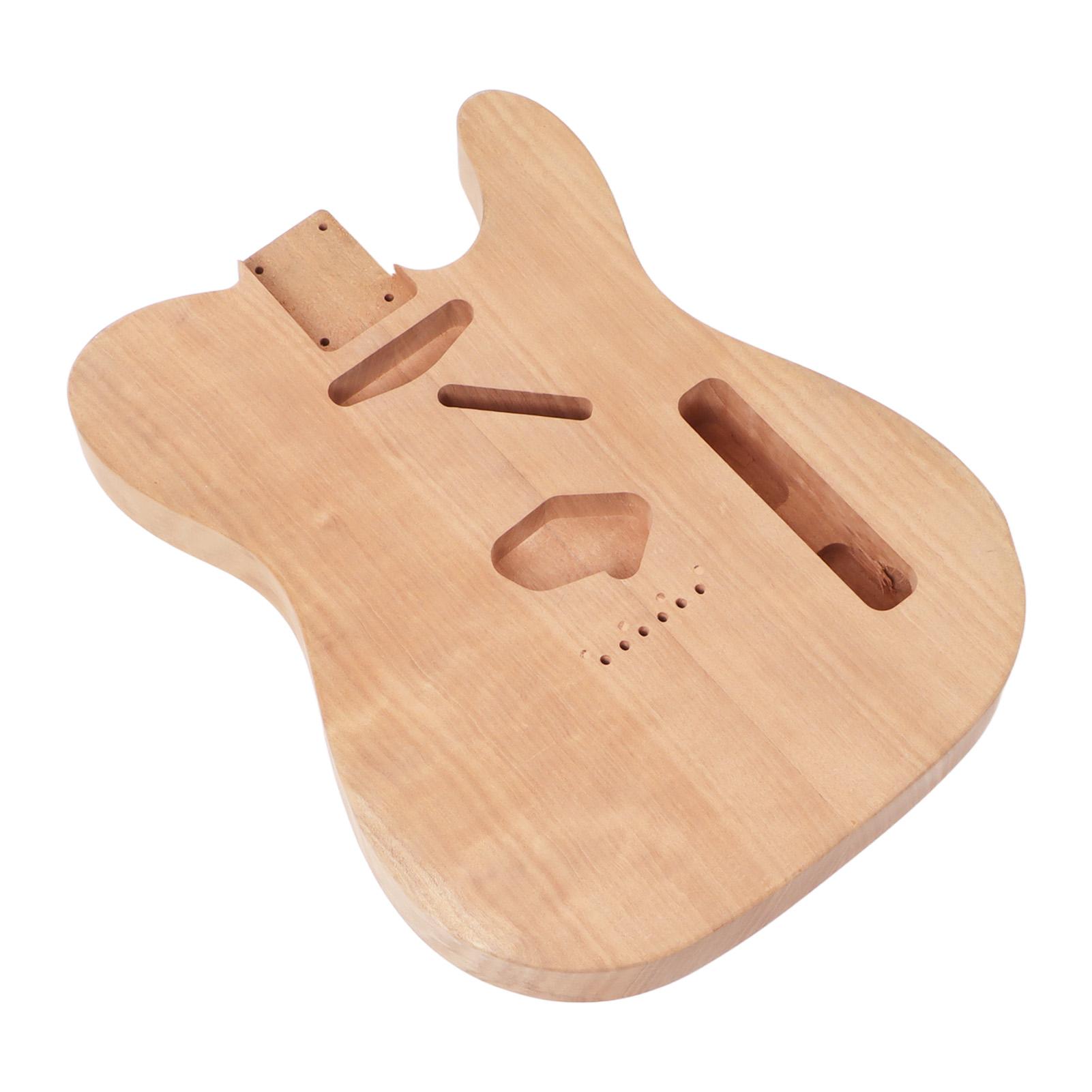 Unfinished Electric Guitar Barrel Mahogany DIY