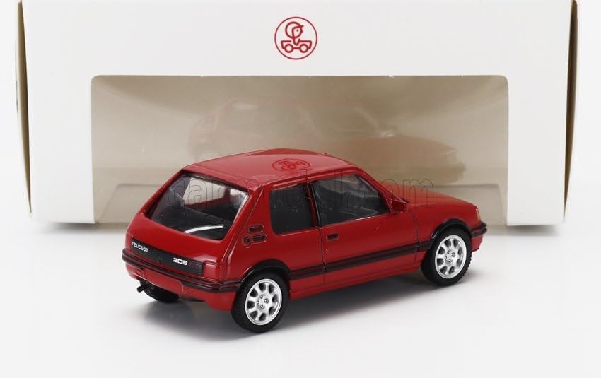 NOREV Peugeot 205 GTI 1.9 Miniature Car 1/54 Scale PEUGEOT 1991 (RED)