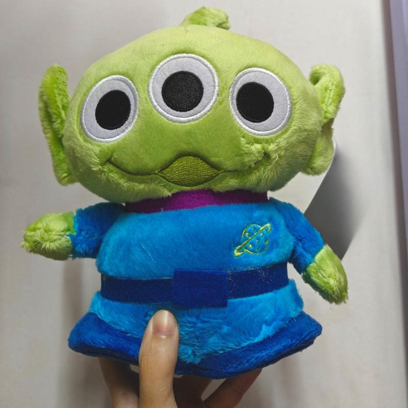 12/20cm Kawaii Three-eyed Monster Plush Doll Toy Story Alien Plush Toys Cartoon Alien Stuffed Room Decoration Doll Gift