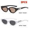 Fashion Cat Eye Sunglasses Women High Quality Uv400 Sunglass Retro Eyewear Bow Embellishment  Brand Designer Sun Glasses