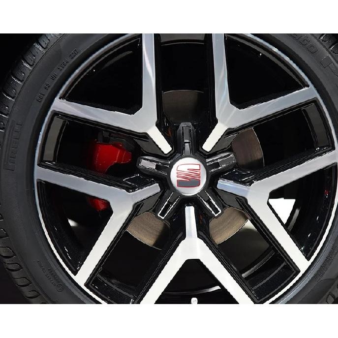 4Pcs 56mm Aluminum Emblem Car Wheel Center Hub Caps Sticker For Seat Cupra Leon FR Ibiza 6f Altea Exeo Formula Racing Alhambra
