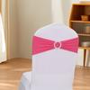 3pcs Chair Cover Chair Cover Bowknot Removable Stretch Elastic Decorative Accessories