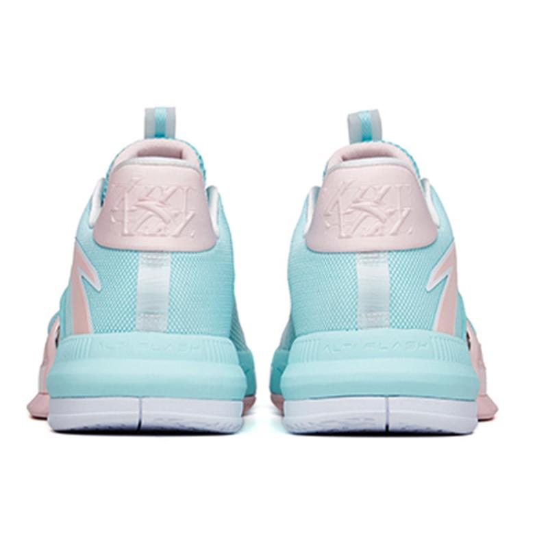 Anta Craze 1 TD Cushioning, Slip Resistant, Abrasion Resistant Coverage Low Top AUTO ARCH Basketball Shoes Blue Pink Sneakers 112221618-3