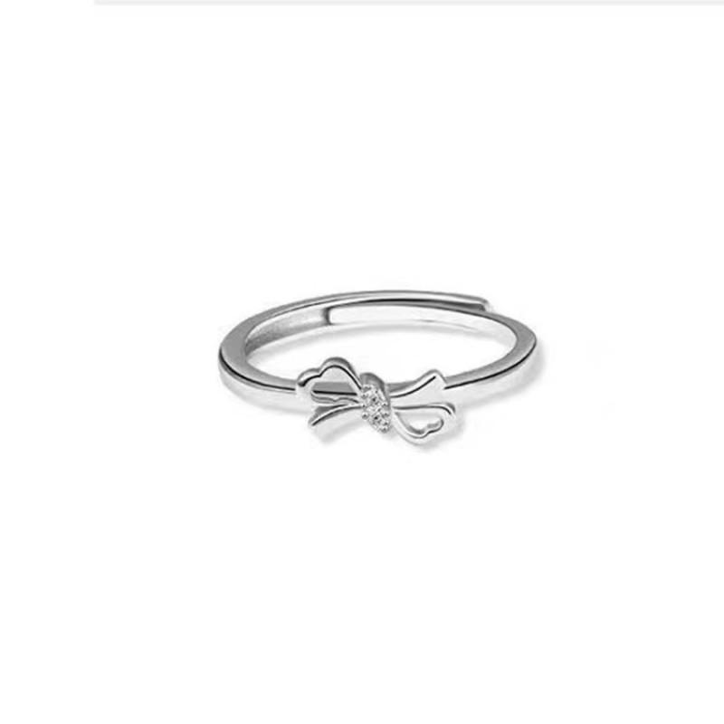 Adjustable Couple Ring Set Men Women Sterling Geometric Design Retro Style Unisex Jewelry