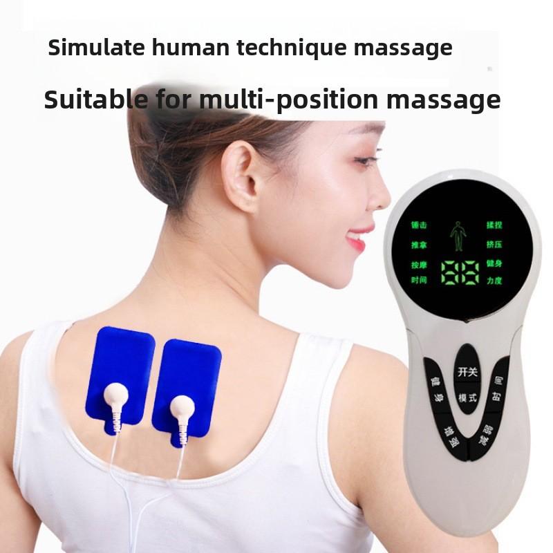 Dual Output Charging Multi-function Physiotherapy Instrument, Electronic Pulse Cervical Spine Massager Massager