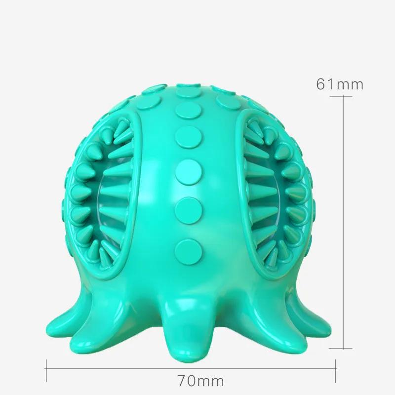 

Dog Molar Toothbrush Toy Chewing Clean Teeth Elasticity Soft Sounding Octopus Cleaner Pet Cleaning Toy Supplies Dog Toy озеро синий